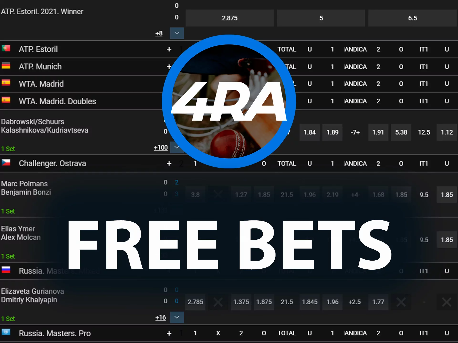 Spend your free bets on cricket betting ar 4rabet.