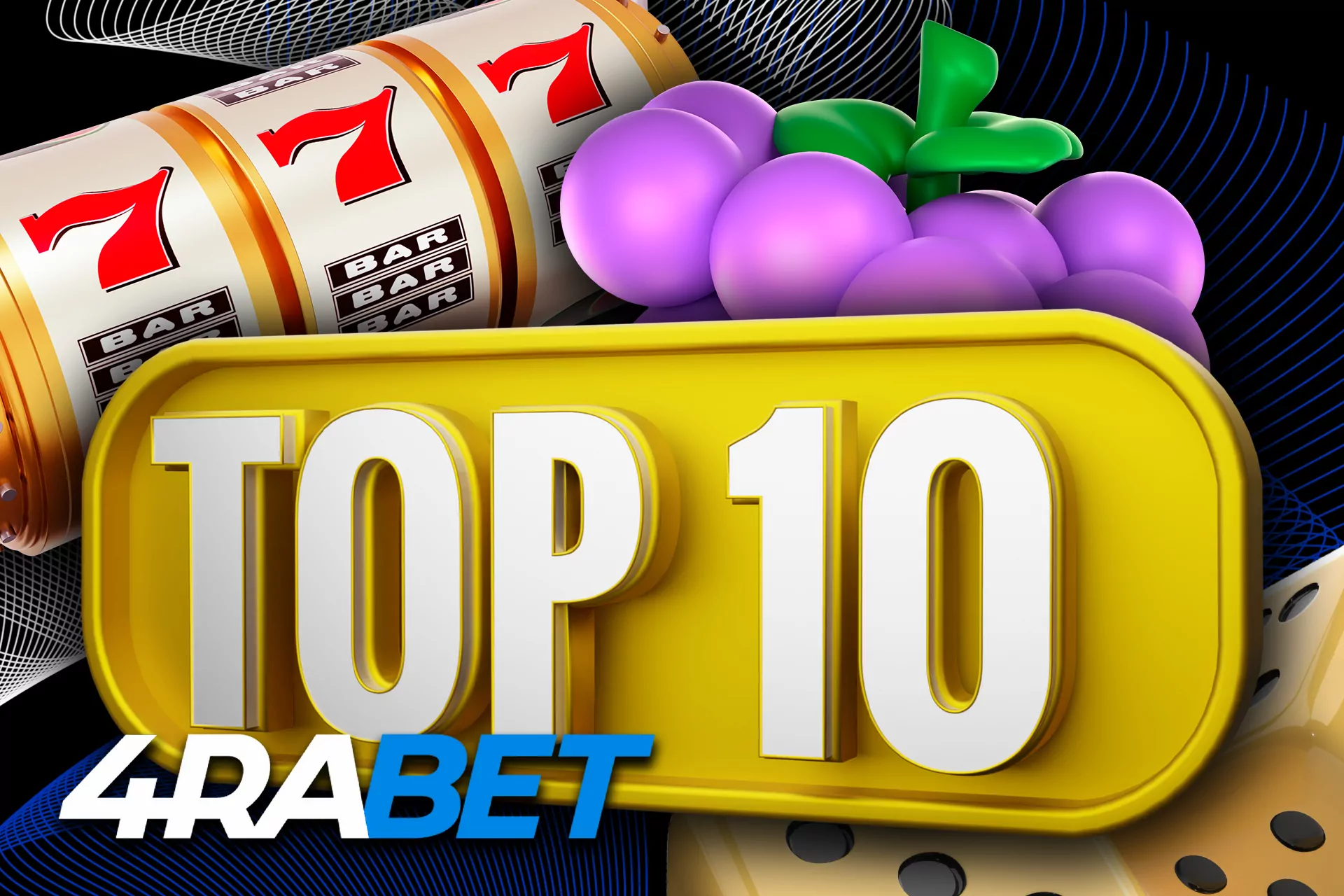 Here is a list of the best and most popular games in the 4rabet online casino.